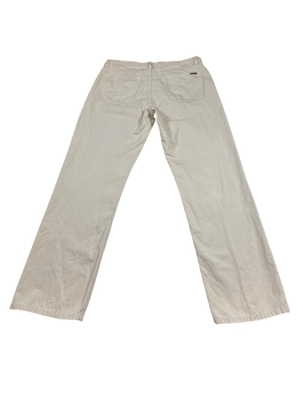 Loro Piana Mens Khaki Beige Casual Chino Pants 32X27 Straight-Leg Blend (PP581) - Picture 13 of 16